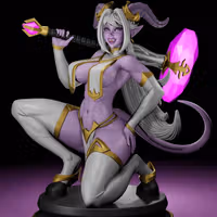 Statue Draenei Girl | World of Warcraft Fan Art par Digital Dark SFW,NSFW,Futa 3d printed statue,3d printed,nsfw statue,futa statue,futa figurines,futanari figurines,futanari statue,3d printed figure,Draenei Girl Statue