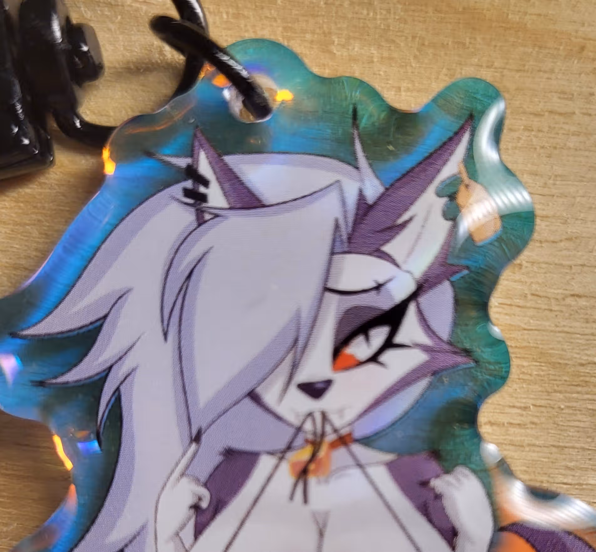 Loona Cute Keychain | Helluva Boss Acrylic Keychain SFW And NSFW loona nsfw,loona keychain,furry keychain,SFW keychain,Helluva Boss,nsfw keychain