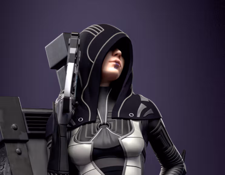 Kasumi Statue | Mass Effect Fanart von H3LLCREATOR SFW 3d printed statue,Mass Effect,3d printed,Kasumi Statue,3d printed figure