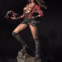 Scarlet Witch Statue | Marvel Fan Art by VX-Labs SFW,NSFW 3d printed statue,3d printed,nsfw statue,3d printed figure,Scarlet Witch Statue,Marvel Statue