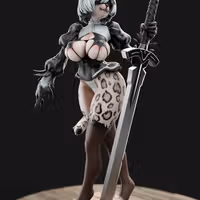 Figura 2B NieR Furry | NieR: Automata fanart autorstwa Anyonensfw SFW,NSFW,Futa 3d printed statue,3d printed,nsfw statue,3d printed figure,2B NieR statue,NieR: Automata statue,furry statue,futa statue,futa figurines,futanari figurines,futanari statue