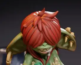 Pig Farmer Goblin Girl Miniature | DnD Fan Art by Jigglystix SFW 3d printed,miniature,dnd miniature,Pig Farmer Goblin Girl,3d printed miniature