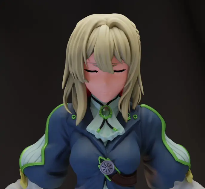 Violet Evergarden Statue | Violet Evergarden Fanart von MoonFigures SFW 3d printed,3d printed statue,Violet Evergarden Statue,3d printed figure