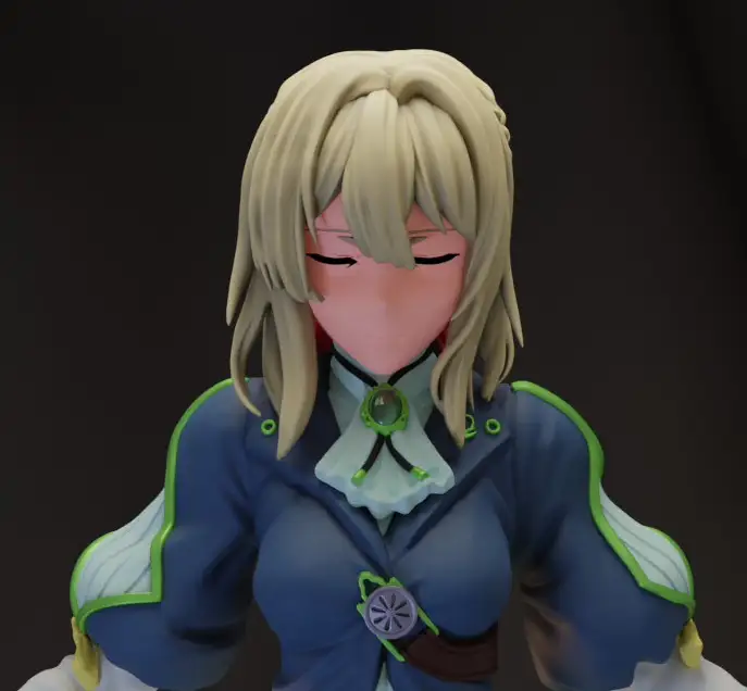 Violet Evergarden Statue | Violet Evergarden Fan Art by MoonFigures SFW 3d printed,3d printed statue,Violet Evergarden Statue,3d printed figure