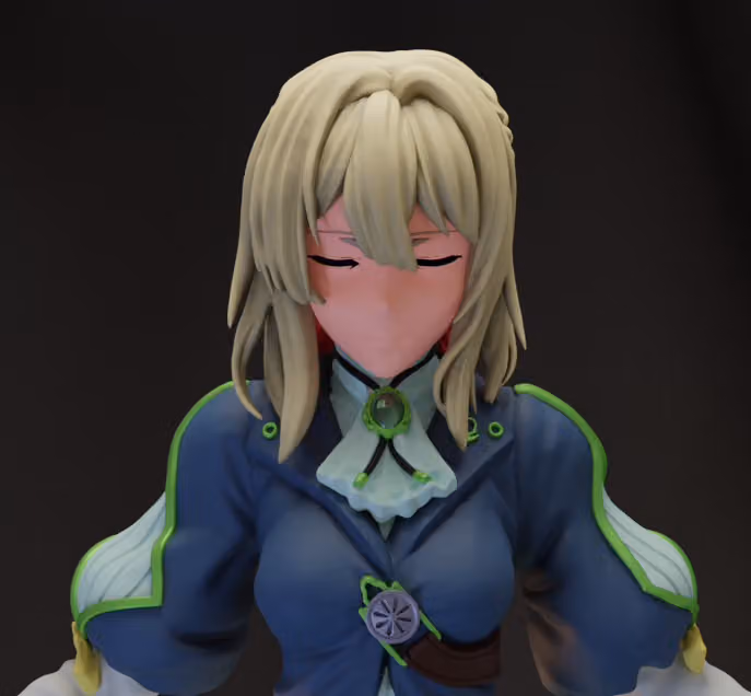 Violet Evergarden Statue | Violet Evergarden Fan Art by MoonFigures SFW 3d printed,3d printed statue,Violet Evergarden Statue,3d printed figure
