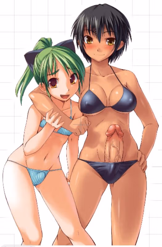 Pegatina Aya And Ai Futa | Futabu Pegatinas Futanari Ecchi Cartoon Futa futanari sticker,stickers,futa sticker,futabu sticker,nsfw sticker