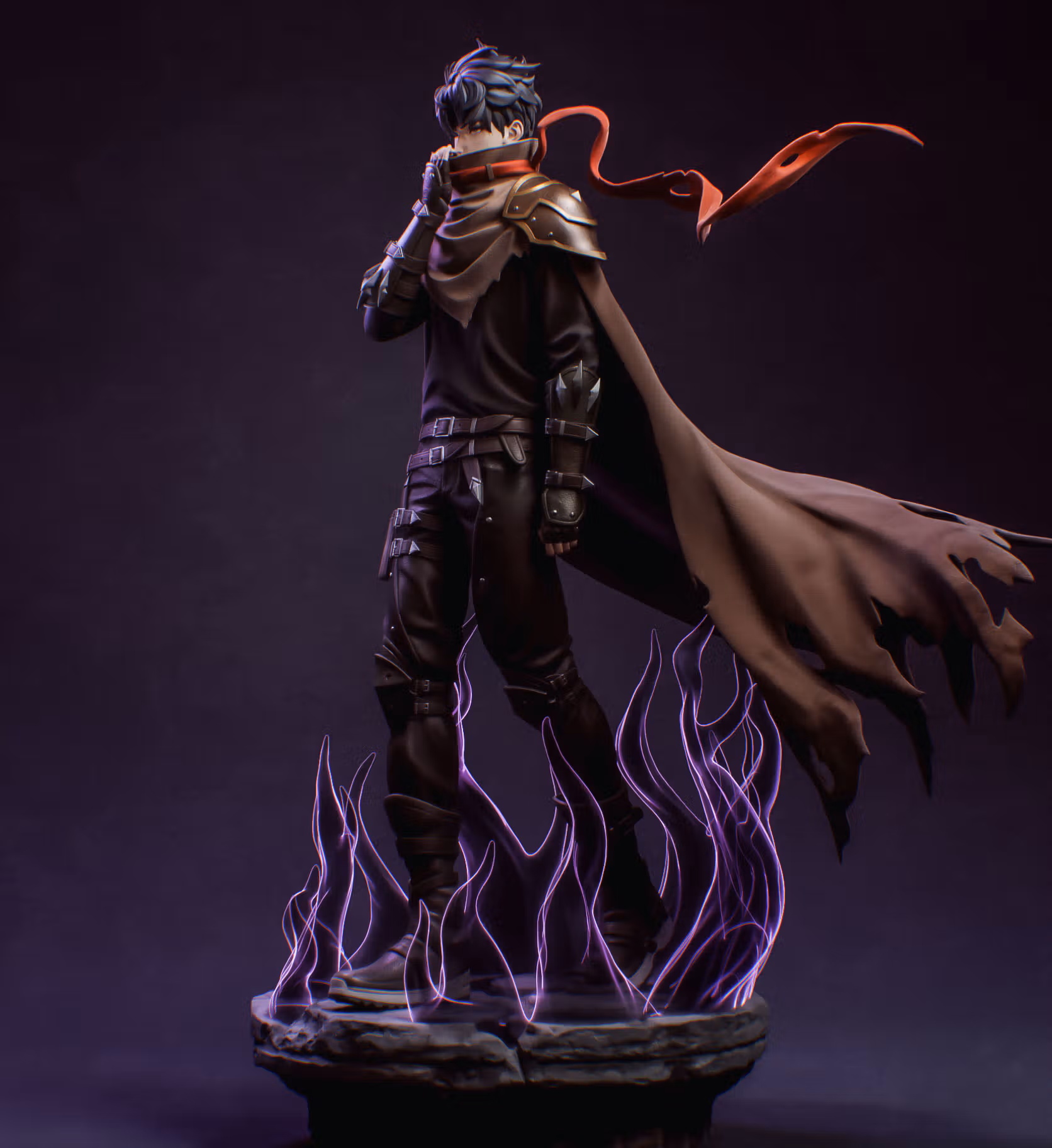 Sung Jin-Woo Statue | Solo Leveling Fan Art by Bulkamancer SFW 3d printed statue,3d printed,Sung Jin-Woo Statue,3d printed figure,Solo Leveling statue