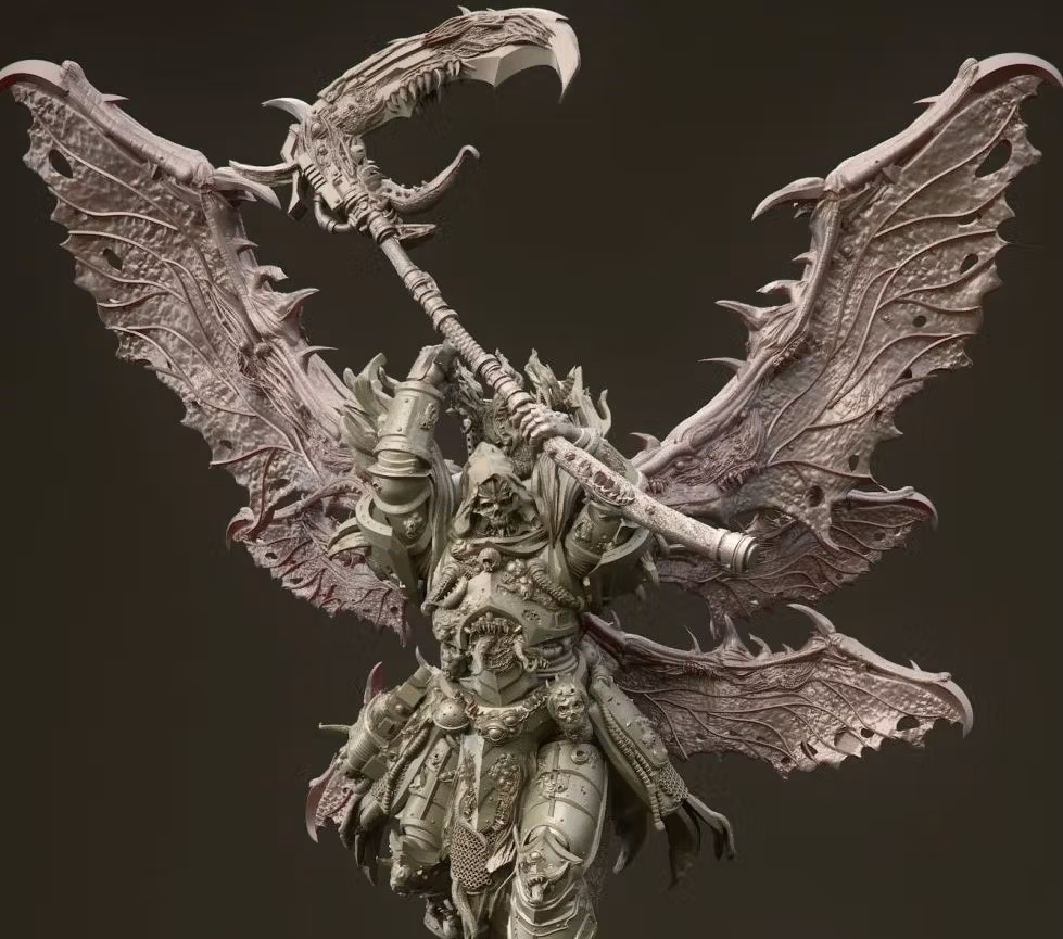 Diseased Reaper Miniature | 40k Fan Art by 3DArtGuy SFW 3d printed miniature,miniature,3d printed,warhammer 40k,40k miniature,Diseased Reaper