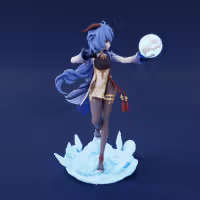 Ganyu Statue | Genshin Impact Fan Art by FunserviceSTL SFW,NSFW,Futa 3d printed statue,nsfw statue,Ganyu statue,Genshin Impact,3d printed figure,3d printed,futa figurines,futanari figurines,futanari statue,futa statue