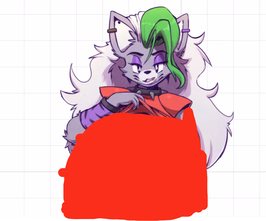 Roxanne Nsfw v5 Sticker | Five Nights at Freddy's Vinyl Sticker NSFW furry sticker,stickers,roxanne sticker,nsfw sticker,Nights at Freddy's