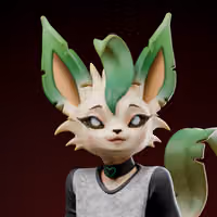 Statue Baseball Leafeon | Pokemon Fan art par Anyonensfw SFW,NSFW,Futa 3d printed,3d printed statue,nsfw statue,futa statue,furry statue,Leafeon Statue,Pokémon Statue,futa figurines,futanari figurines,futanari statue