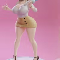 Uzaki Tsuki The Cooking Milf Statue | Uzaki Chan Fanart von KiTNo SFW,NSFW 3d printed statue,3d printed figure,nsfw statue,Uzaki Chan statue,Uzaki Tsuki statue