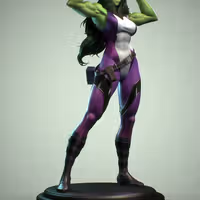 She-Hulk Statue | Marvel Fan Art by E.S Monster SFW,NSFW 3d printed,3d printed statue,She-Hulk Statue ,nsfw statue,Marvel statue