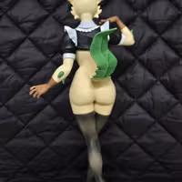 Maid Leafeon Furry Statue | Pokemon Fan Art by YLZX3 NSFW 3d printed,3d printed statue,Pokemon Statue ,Leafeon statue,nsfw statue,furry statue