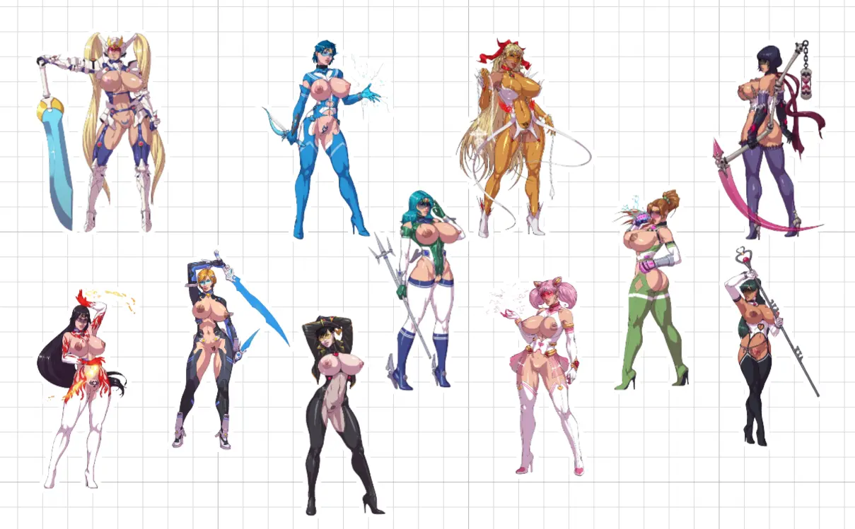 Autocollant Angel Moon Good Girls Pack | Angel Moon Autocollant en vinyle NSFW stickers,NSFW stickers,angel moon stickers,good girls stickers