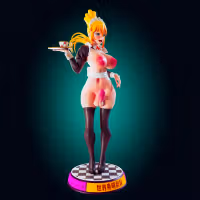 Statue Darkness Maid Outfit | Konosuba Fan art par Officer Rhu SFW,NSFW,Futa 3d printed,Darkness statue,futa statue,Konosuba statue,furry statue,nsfw statue,futa figurines,futanari figurines,futanari statue