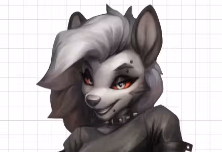Loona v3 Sticker | Helluva Boss Vinyl Sticker NSFW furry sticker,Helluva Boss sticker,nsfw sticker,loona sticker,loona nsfw