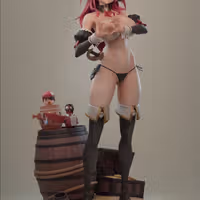 Mast Romantic Maid Statue | NIKKE Fan Art by Rubim SFW,NSFW 3d printed statue,Mast Romantic Maid statue,NIKKE statue,3d printed figure,3d printed,nsfw statue