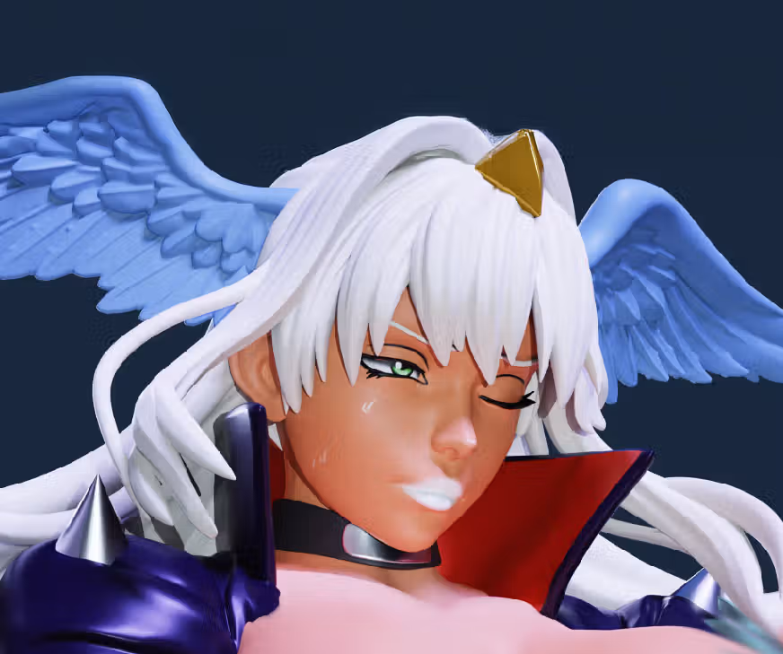Nailkaiser Statue | Mahou Kaiju Fan Art by Freyas Fantasys NSFW,Futa 3d printed statue,3d printed,3d printed figure,Nailkaiser Statue,Mahou Kaiju Statue,nsfw statue,futa figurines,futanari figurines,futanari statue,futa statue