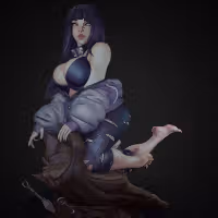 Hinata Statue | Naruto Fan Art by PearForceOne SFW,NSFW 3d printed,3d printed statue,Hinata Statue,Naruto statue,nsfw statue,3d printed figure