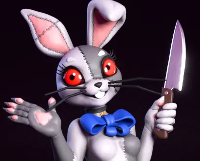 Vanny Statue | Five Nights at Freddy's Fanart von mowmaw SFW,Futa 3d printed,Vanny Statue,Five Nights at Freddy's Statue,futa statue,furry statue,nsfw statue,futa figurines,futanari figurines,futanari statue