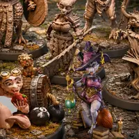 Kobold Team Miniature Pack | DnD Fan Art by Jigglystix SFW,NSFW 3d printed,miniature,dnd miniature,3d printed miniature,nsfw miniature,Kobold Girl Team