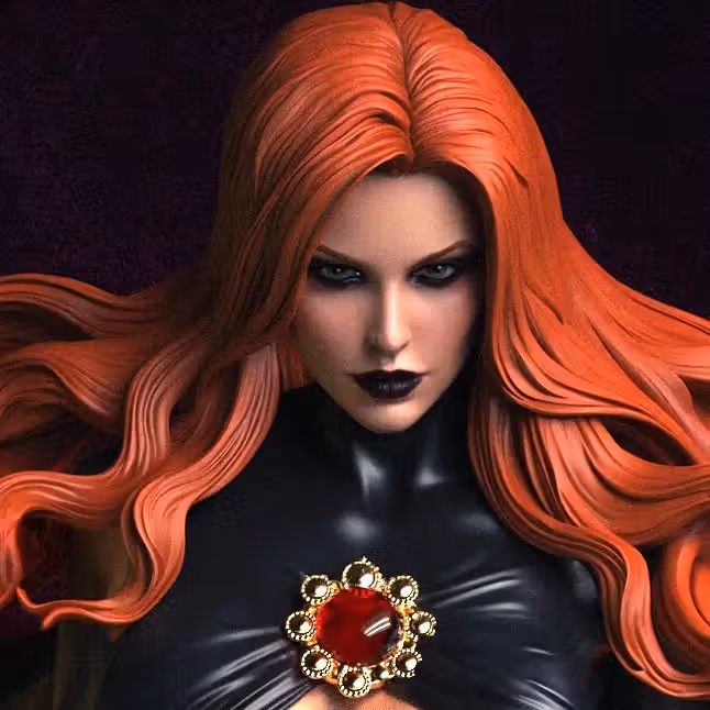 Goblin Queen Statue | X-Men97 Fan Art by Pop Totem SFW 3d printed statue,3d printed,3d printed figure,Goblin Queen Statue,X-Men97 statue,Marvel Statue