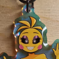 Toy Chica NSFW Keychain | Five Nights at Freddy's Acrylic Keychain NSFW Toy Chica keychain,furry keychain,Nights at Freddy's keychain,nsfw keychain