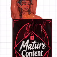 Karlach Futa Sticker | Baldur's Gate 3 Vinyl Sticker Futa bg3 sticker,nsfw stickers,Karlach sticker,Baldur's Gate 3 sticker,futa sticker,futanari sticker