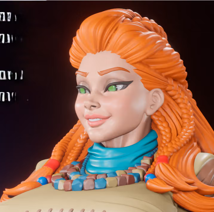 Aloy Statue | Horizon Zero Dawn Fan Art by Digital Dark SFW,NSFW,Futa 3d printed statue,3d printed,nsfw statue,3d printed figure,futa statue,Aloy Statue,Horizon Zero Dawn statue,futa figurines,futanari figurines,futanari statue