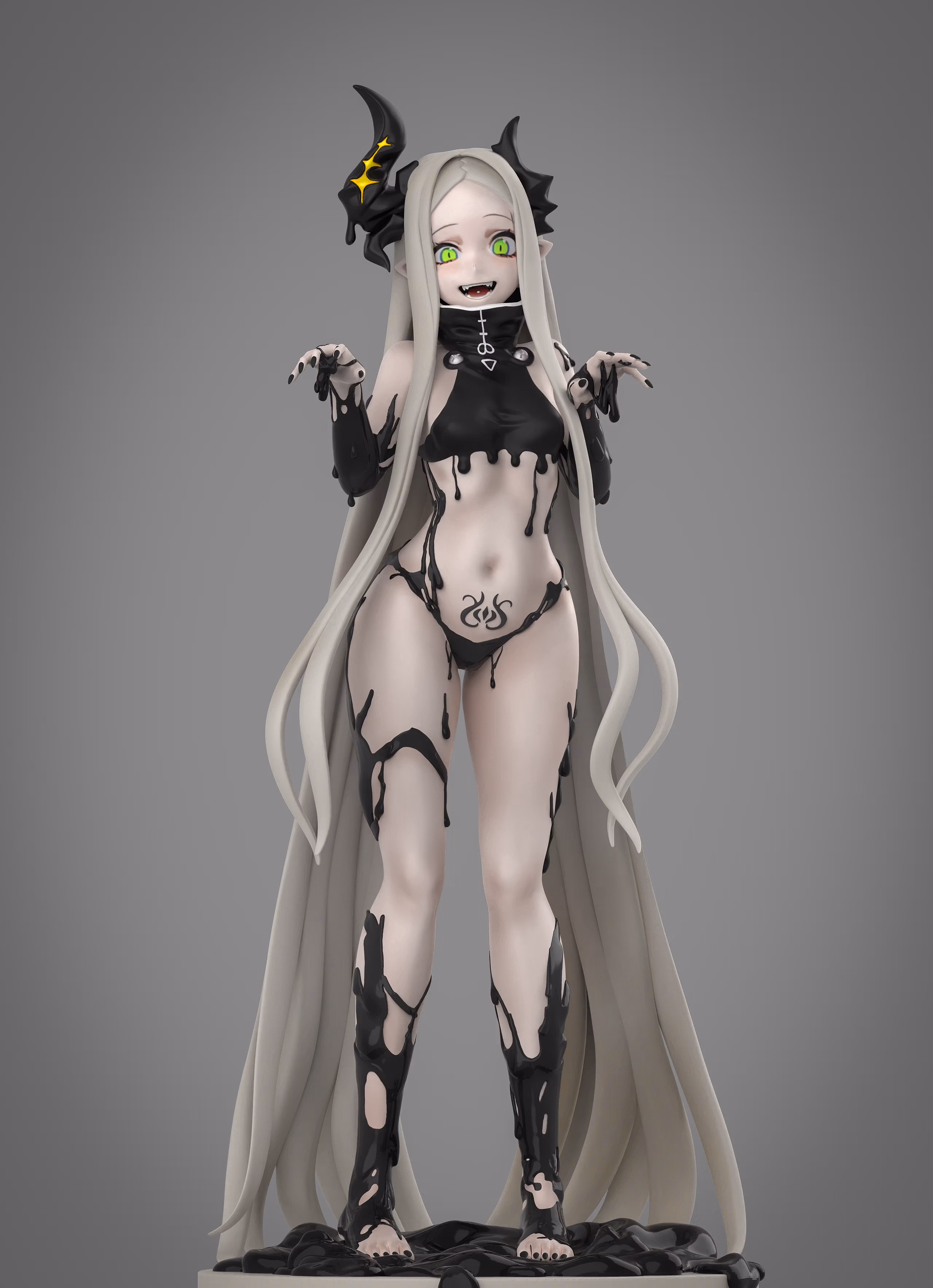 Estatua Leviathan | NIKKE Fan art por Sin3Dstudio SFW 3d printed statue,Leviathan statue,NIKKE statue,3d printed figure,3d printed