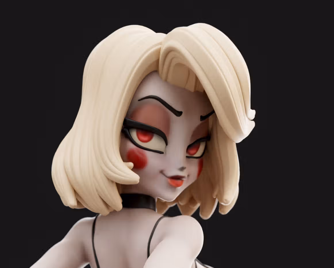 Charlie Morningstar Statue | Hazbin Hotel Fan Art by Anyonensfw SFW,NSFW,Futa 3d printed,3d printed statue,nsfw statue,futa statue,Charlie Morningstar Statue,Hazbin Hotel Statue,futa figurines,futanari figurines,futanari statue