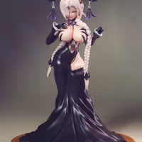 Owari Statue | Azur Lane Fan Art by CGSunset SFW,NSFW 3d printed,3d printed statue,Owari Statue,Azur Lane statue,nsfw statue