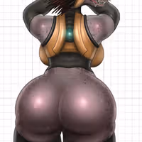 Kig-Yar Dat Ass Furry Girl Sticker | Halo Vinyl Sticker NSFW Halo Sticker,nsfw sticker,Kig-Yar sticker,Furry Girl stickers