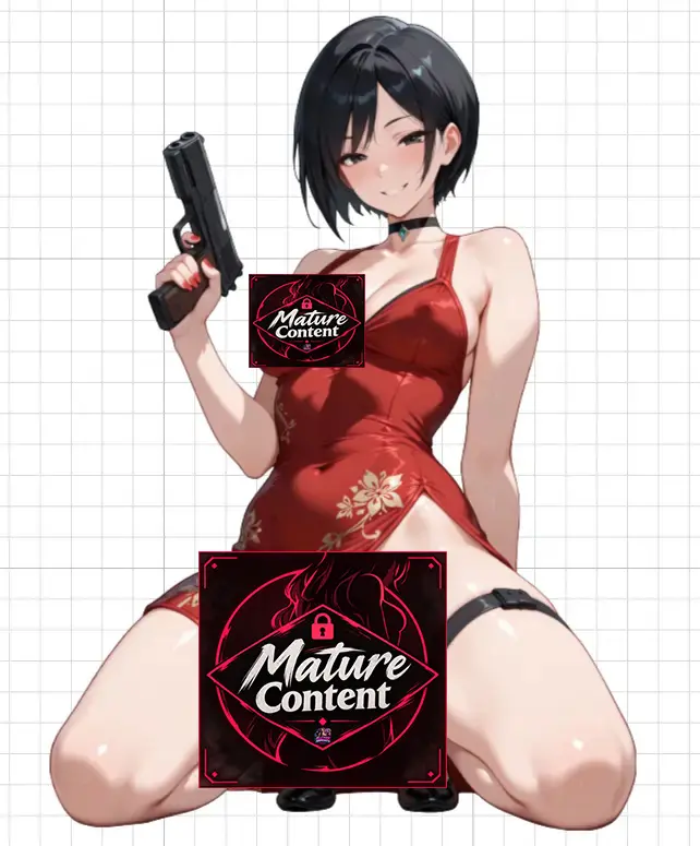 Ada Wong Flaccid Futa Sticker | Resident Evil Futanari Sticker Ecchi Cartoon Futa futa sticker,stickers,Ada Wong sticker,Resident Evil sticker,futanari sticker