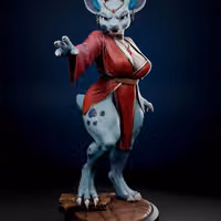 Nidorina Statue | Pokemon Fanart von Anyonensfw SFW,NSFW,Futa 3d printed,3d printed statue,nsfw statue,futa statue,furry statue,Nidorina Statue,Pokémon Statue,futa figurines,futanari figurines,futanari statue