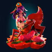 Statua Lillia Fae Fawn | League of Legends Fan art di Officer Rhu SFW,NSFW,Futa 3d printed,Lillia Fae Fawn statue,futa statue,League of Legends statue,furry statue,nsfw statue,futa figurines,futanari figurines,futanari statue