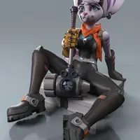 Rivet Statue | Ratchet And Clank Fanart von Anyonensfw SFW,NSFW,Futa 3d printed statue,3d printed,nsfw statue,3d printed figure,furry statue,Rivet Statue,Ratchet And Clank statue ,futanari figurines,futanari statue,futa statue,futa figurines