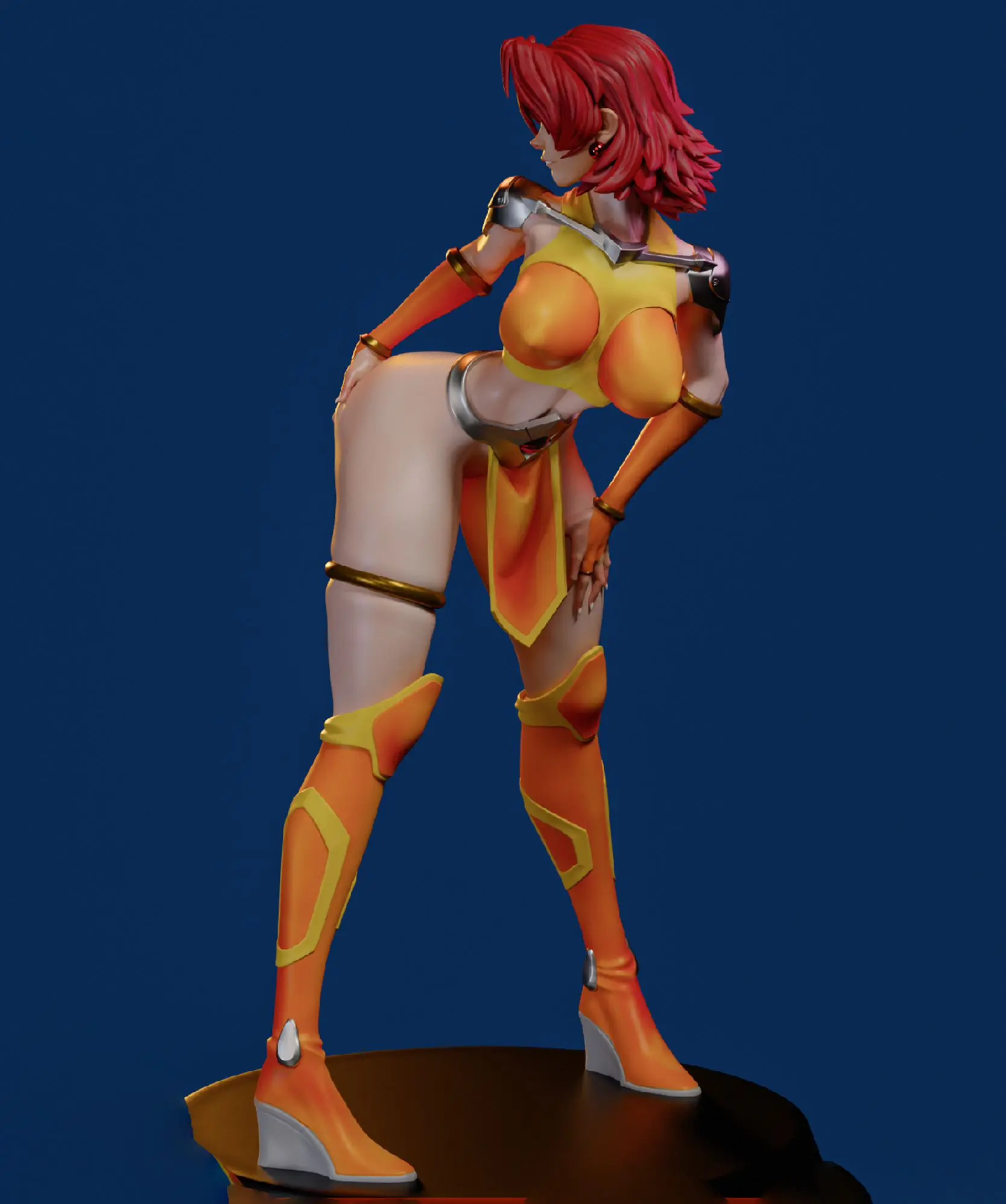 Karin Statue | Mahou Kaiju Fanart von Freyas Fantasys NSFW,Futa 3d printed statue,3d printed,3d printed figure,Mahou Kaiju Statue,Angel Blade Statue,Karin Statue,nsfw statue,futa figurines,futanari figurines,futanari statue,futa statue