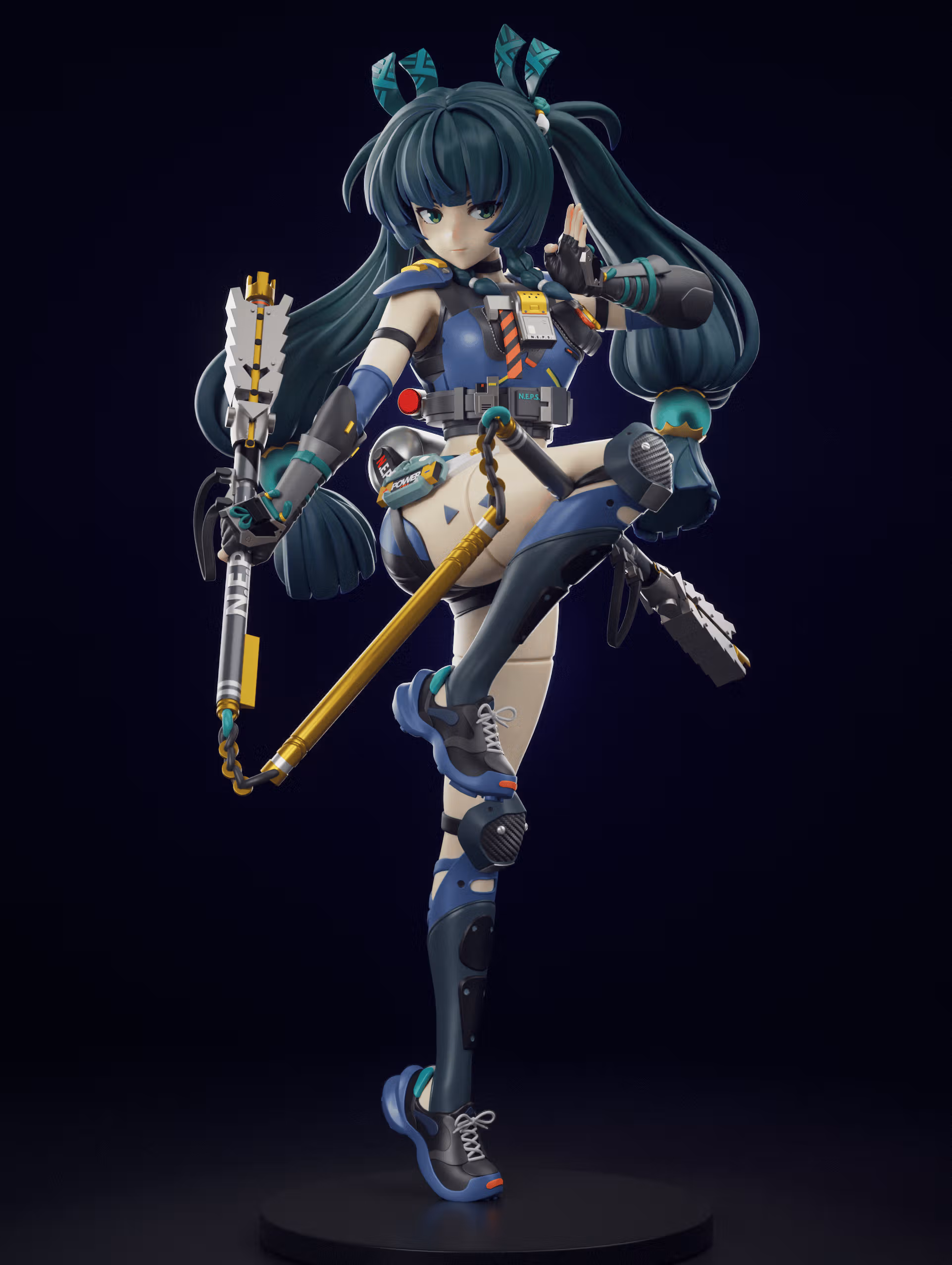 Statue Qingyi | Zenless Zone Zero Fan art par Tenshi Figures SFW 3d printed statue,Zenless Zone Zero,3d printed,Qingyi Statue,3d printed figure