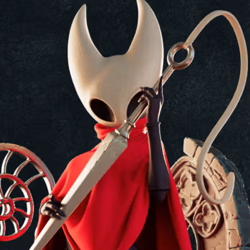Hornet Statue | Silk Song Fan Art by Officer Rhu SFW 3d printed statue,3d printed,3d printed figure,Hornet Statue,Silk Song Statue