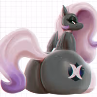 Princess Luna Big Ass Furry Sticker | My Little Pony Vinyl Sticker SFW furry sticker,sfw sticker,stickers,Princess Luna,mlp sticker,My Little Pony sticker