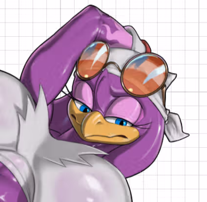 Wave The Swallow Furry Sticker | Sonic the Hedgehog Vinyl Sticker SFW sfw sticker,stickers,Wave The Swallow sticker,Sonic the Hedgehog sticker,furry sticker