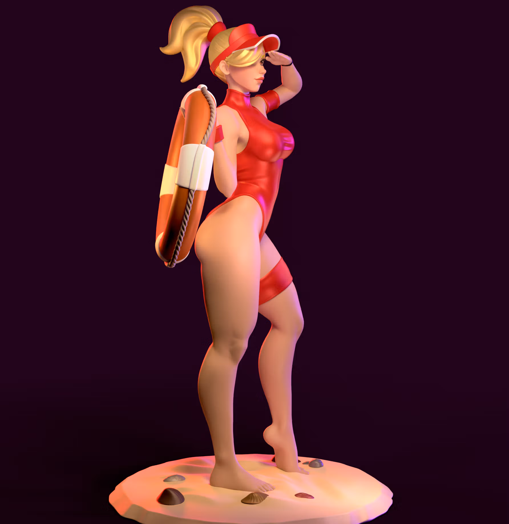 Statua Mercy Lifeguard | Overwatch Fan art di Azaak3d SFW 3d printed statue,3d printed,sfw statue,Overwatch statue,Mercy statue