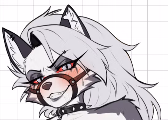 Loona Muzzle Futa Sticker | Helluva Boss Vinyl Sticker Futa loona nsfw,loona sticker,furry sticker,Helluva Boss,futa sticker,futanari sticker