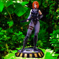 Regina Statue | Dino Crisis Fan Art by PEACHFIGURE SFW,NSFW 3d printed statue,3d printed,nsfw statue,3d printed figure,Regina statue,Dino Crisis statue