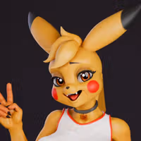 Pikachu Statue | Pokemon Fan Art by mowmaw NSFW,Futa 3d printed,Pikachu Statue,futa statue,pokemon statue,furry statue,nsfw statue,futa figurines,futanari figurines,futanari statue
