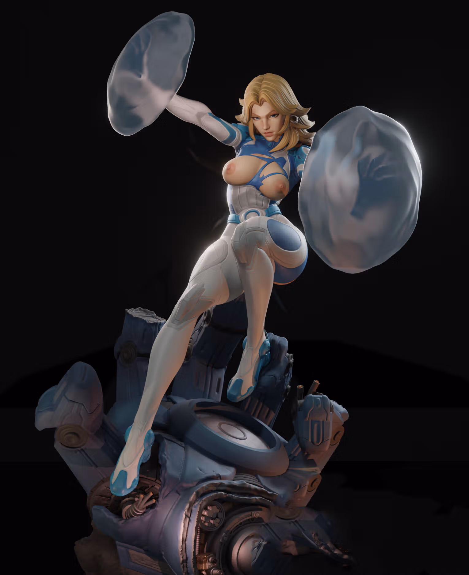 Sue Storm Statue | Marvel Fanart von Freyas Fantasys SFW,NSFW,Futa 3d printed statue,3d printed,3d printed figure,Sue Storm Statue,Marvel Statue,nsfw statue,futa figurines,futanari figurines,futanari statue,futa statue
