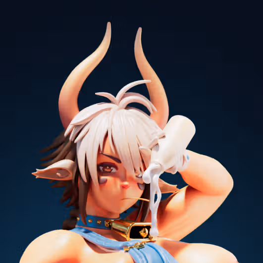 Cathyl Statue | Monster Musume Fan Art by Officer Rhu SFW,NSFW,Futa 3d printed statue,3d printed,nsfw statue,furry statue,futa statue,Cathyl Statue,Monster Musume Statue,futa figurines,futanari figurines,futanari statue