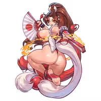 Mai Shiranui Sticker | Fatal Fury Vinyl Sticker SFW null